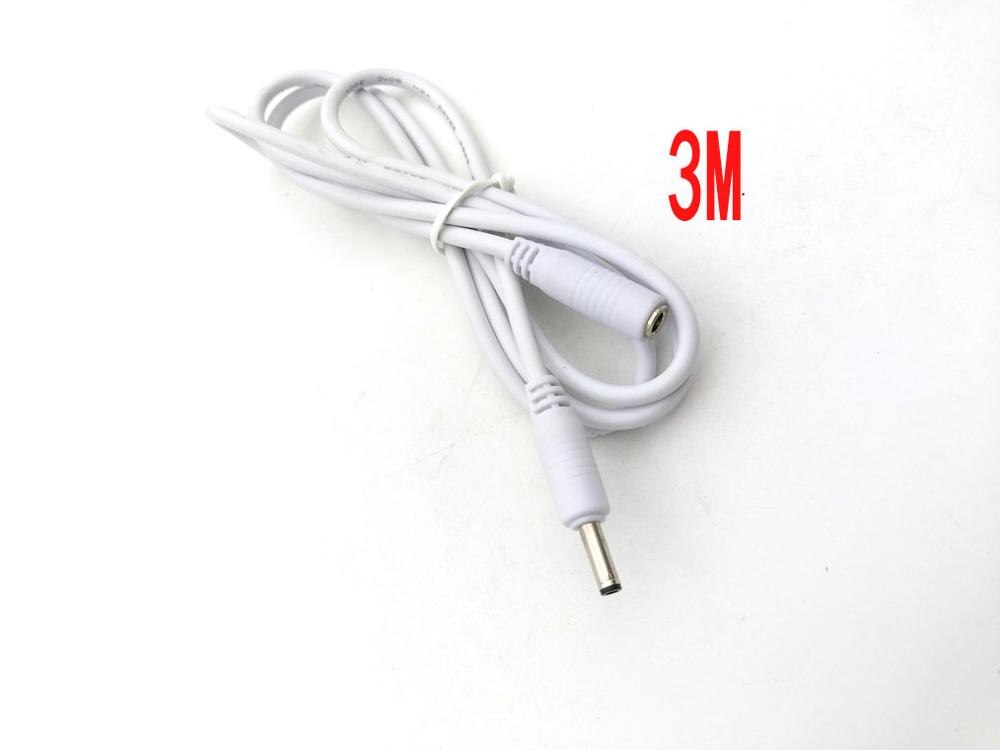 DC Power Cable Extension Cord Adapter Male/female 3.5MM X1.35MM 22AWG, 1M,3M,5M CABLE: 3M