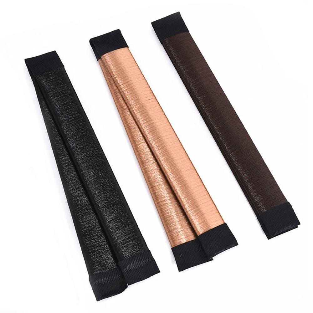 1 Pc Twist Spons Donut Bun Maker Kapsel Franse Vlecht Haar Tools Styling Diy Magic Bun Maker Haar Vlecht Accessoires zwart