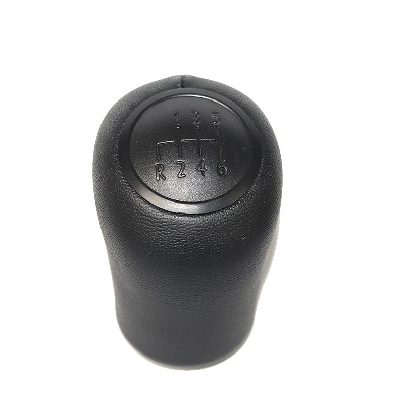 6 Speed Manual Black & Lederen Auto Shift Pookknop Hendel Gaitor Boot Cover Voor Mercedes Benz W639 Vito 2003 -: gear knob