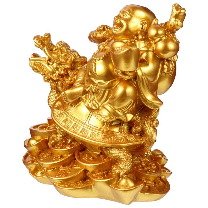 1Pc Lachende Boeddha Duurzaam Welvaart Mooie Lachende Boeddha Maitreya Boeddha Sculptuur Feng Shui Boeddha Kantoor Kamer Thuis