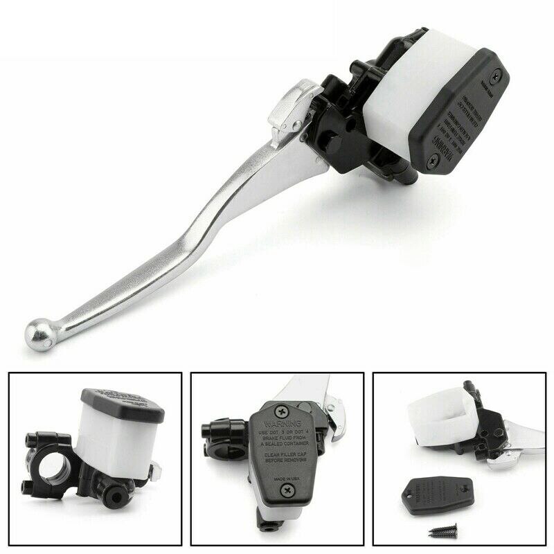 Motorcycle Left Hand Brake Master Cylinder Assembly with Switch and Lever for Arctic Cat 250 300 375 400 454 500
