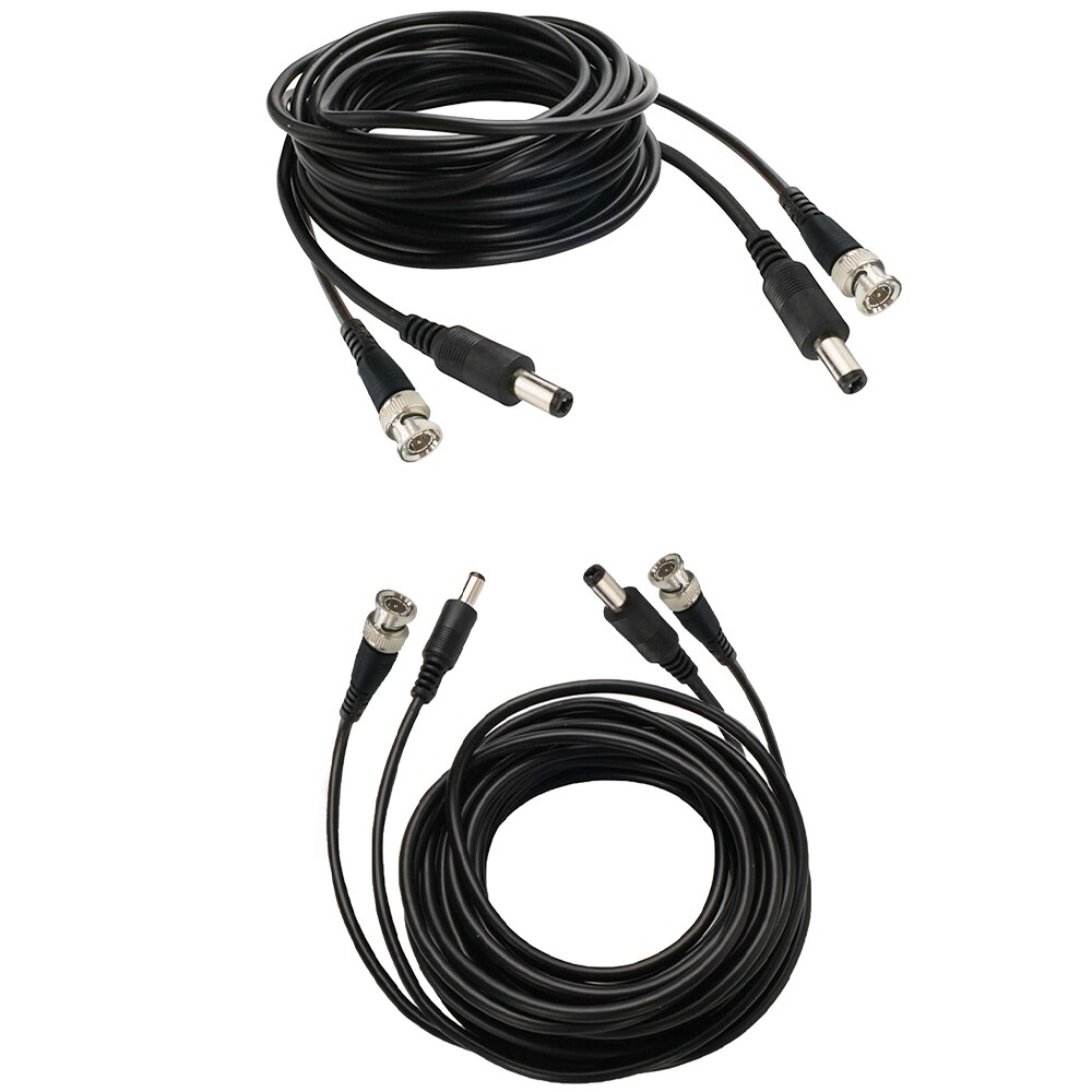18M / 30M / 50 BNC Video Power Siamese Cable for ANRAN AHD security camera Analog HD CCTV DVR Kit 5.5mm x 2.1mm standard cable