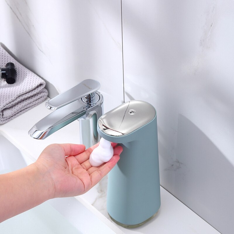 Automatisk skum sæbe dispenser presseløs ligent sensor hænder vask dispenser til køkken badeværelse