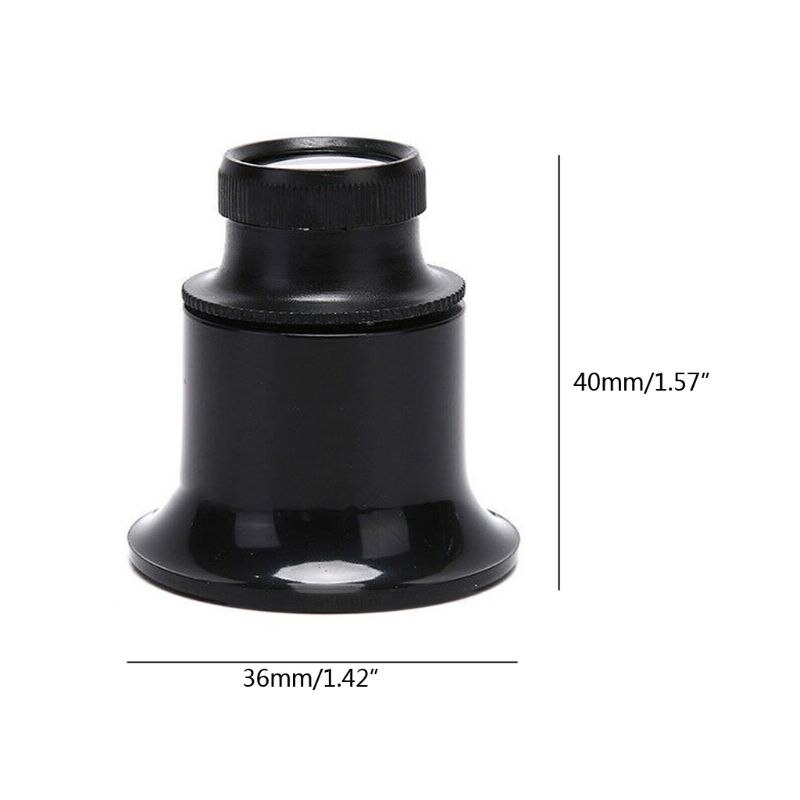 20X Jewelers Eye Loupe Loop Magnifier Magnifying Glass Watchmakers Jewelry Tools 53CA