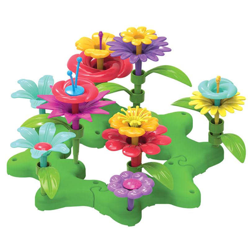 Bloem Tuin Gebouw Speelgoed-Build Een Boeket Bloemstuk Playset 63HE