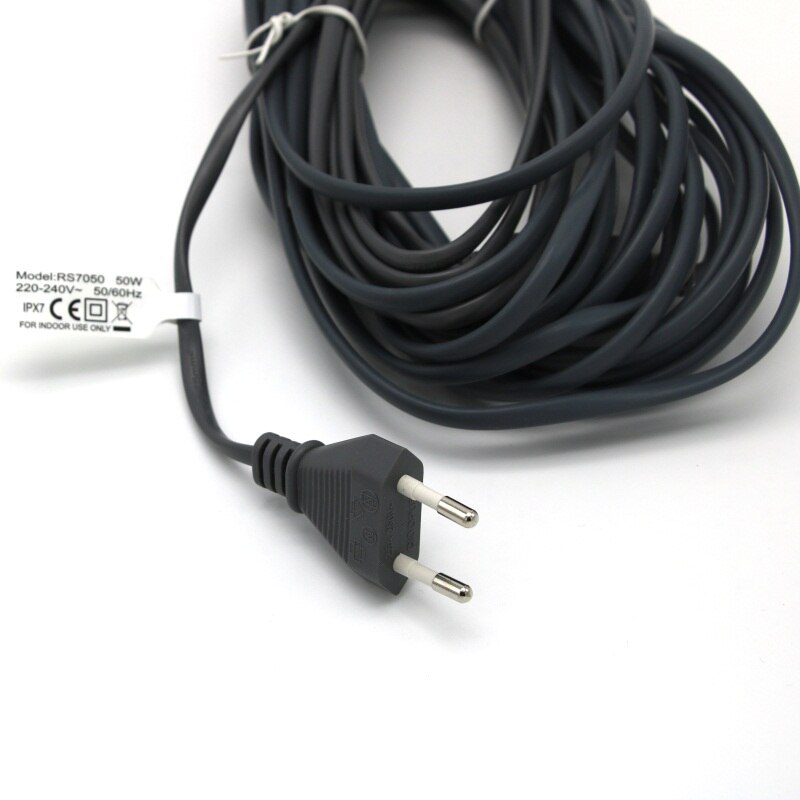Cable calefactor de silicona infrarrojo para mascotas, Cable de alimentación de 1,7 m, para vivero de reptiles, propagador de cables cálidos de 15W, 50W, 25W y 80W