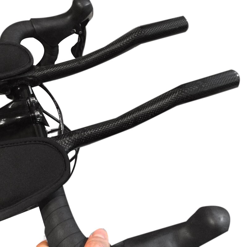 Fibre de carbone vélo Triathlon vélo Extender Aero TT tige extrémité guidon Extension tige accessoires
