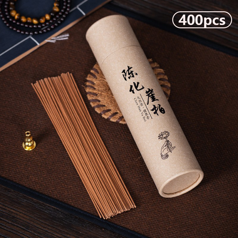400 Uds. Palos de sándalo Natural, palitos de incienso para el hogar, ceremonia de bendición, oración, incienso de Buda, ajenjo, sándalo, madera de agar