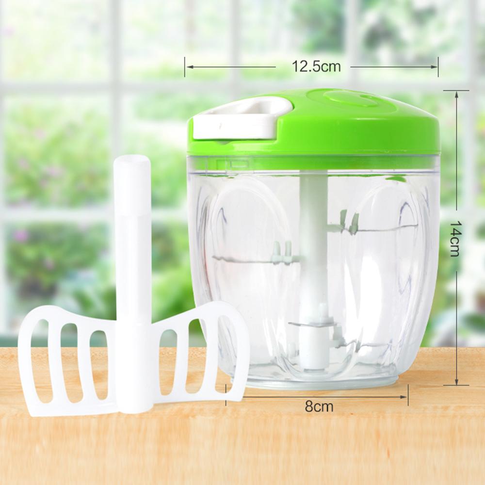 Handleiding Fruit Groente Chopper Hand Pull Voedsel Cutter Ui Noten Grinder Mincer Shredder Multifunctionele Keuken Accessoires: i