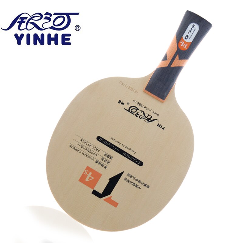 Genuine Yinhe / Galaxy T-4S Table Tennis Blade (5 wood + 4 uniaxial carbon) Ping Pong Racket Base Raquete