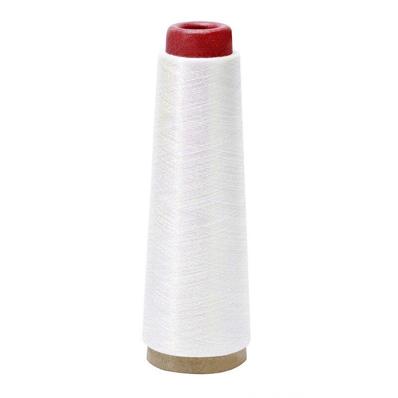Color Flash Bright Silk Gold And Silver Thread Computer Embroidery Manual Cross Stitch Metal Thread DIY Braided Thread: white