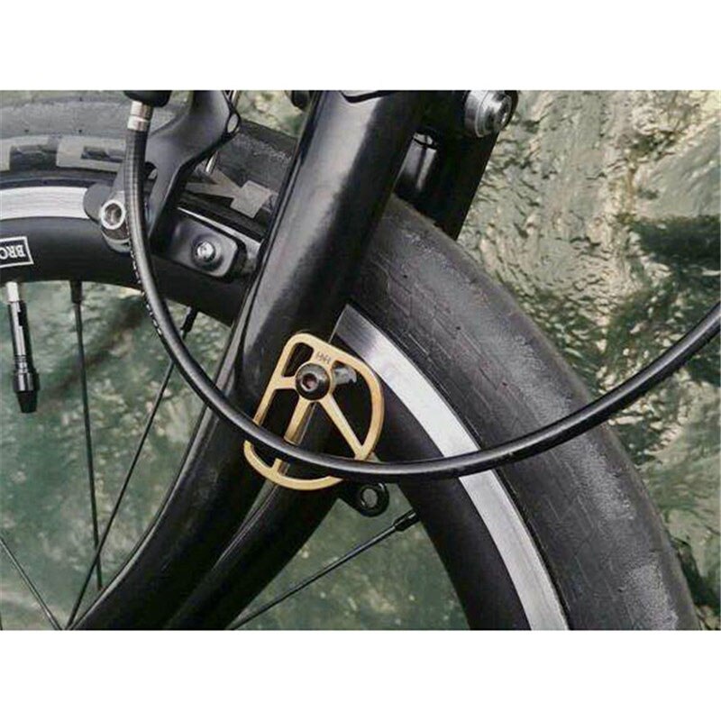 H & h titanium ti fällbar cykellinje stänkskiva för brompton utan stänkskydd