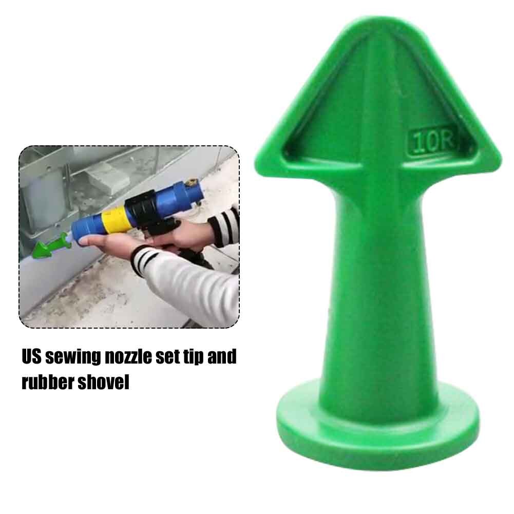 5pcs Smooth Edge Rubber Grout Scraper Caulking Tool Kit Home Sealant Brick Joints Nozzle Applicator Door Window Finishing Tile