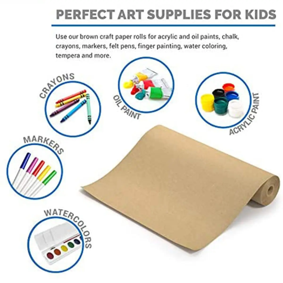 Brown kraft Paper Rolls, Wrapping, Wrapping Paper, , Bulletin Boards, Crafts, DIY Making