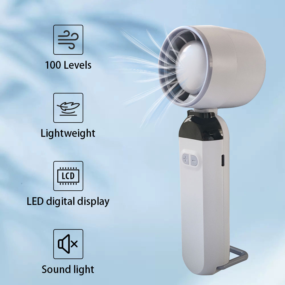 Draagbare ventilator Handventilatoren met snelheid Zomer Mini draagbare handventilatoren Dames Heren Persoonlijke ventilator voor reizen Kamperen enz