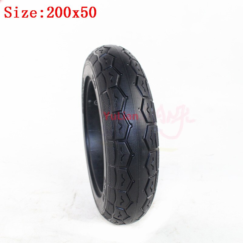 Electric Scooter200x50 solid tires Tyre With Wheel 8" Scooter 200x50 Tyre Inflation Electric Vehicle Wheel