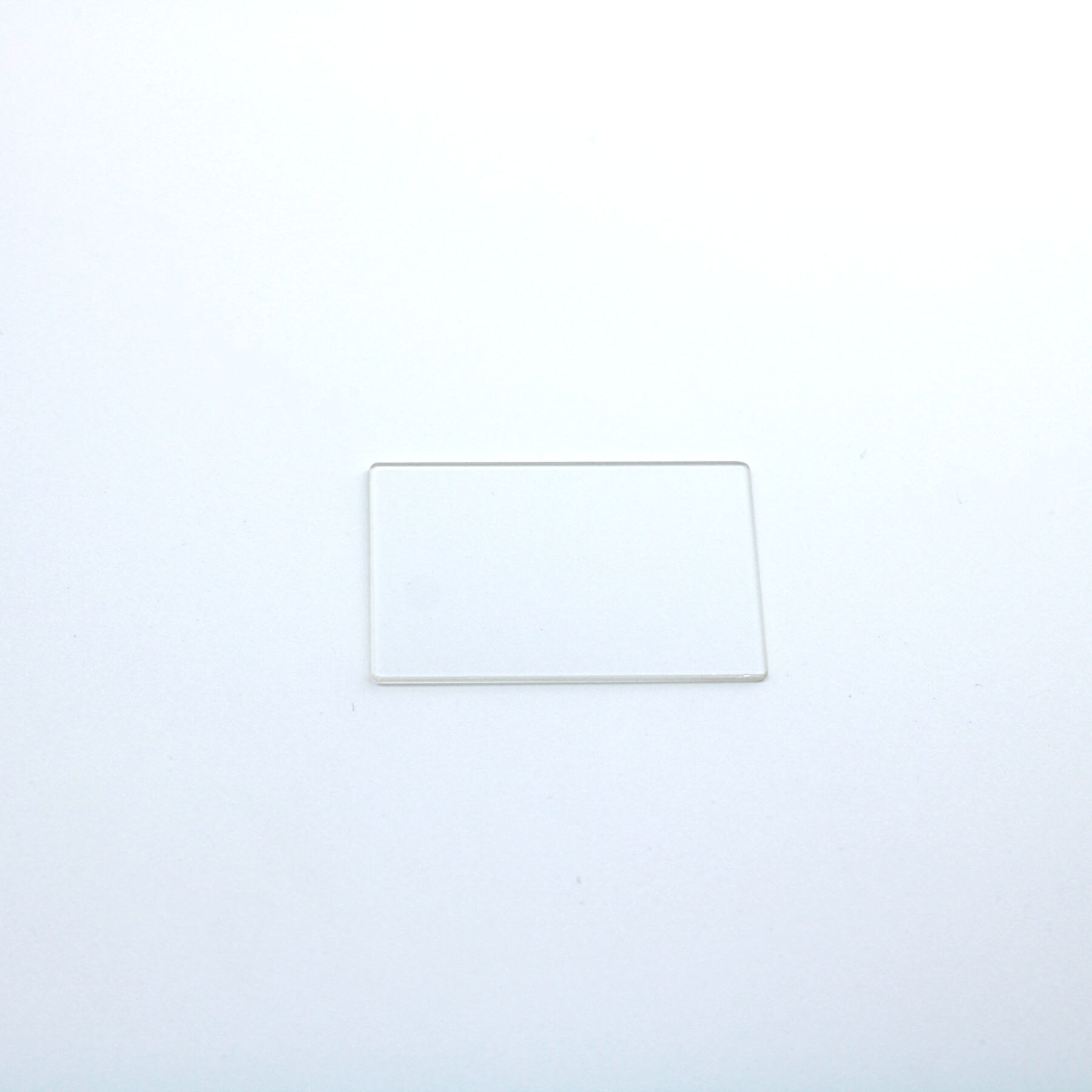 size 50x80mm clear transparent glass BK7