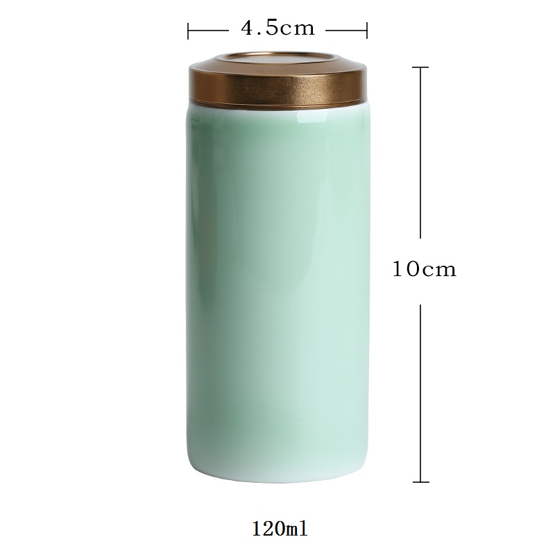 CHANSHOVA einfarbig Kleine und große Porzellan Tee Caddie kanister Versiegelt keramik glas Chinesischen Tee lagerung Kasten Container H293: 9