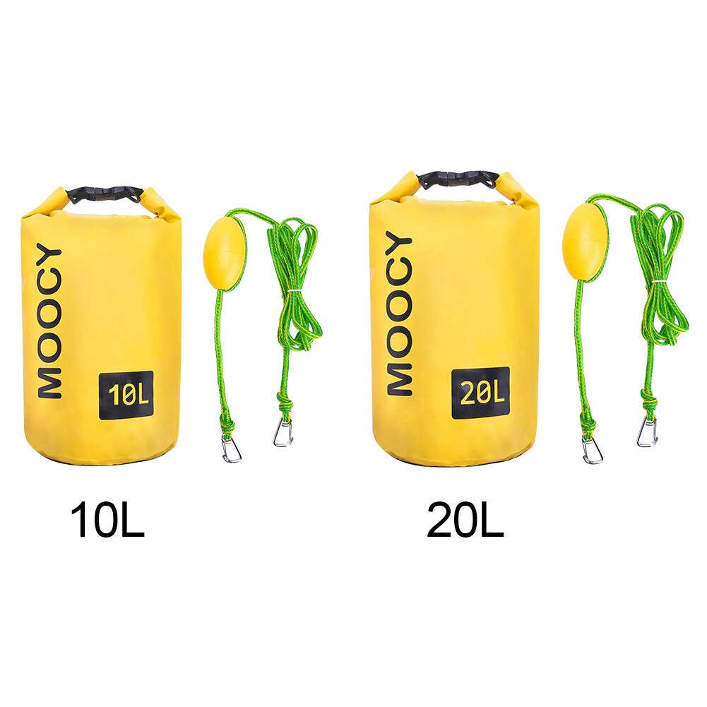 10L/20L Outdoor Waterproof Dry Backpack Water Floating Bag Roll Top Sack for Kayaking Rafting Boating River Trekking