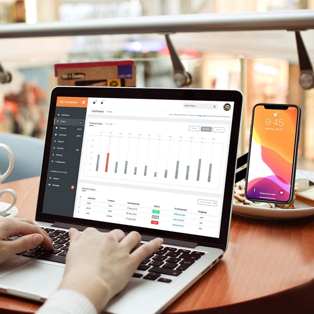 Screen Support Hoder Laptop Side Mount Connect Tablet Bracket Dual Monitor Display Clip Adjustable Phone Stand Holder