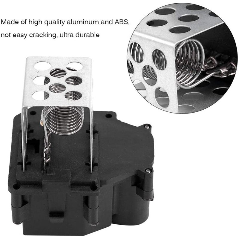 Blower Motor Resistor, 9649247680 Car Heater Blower Fan Resistor for Citroen Berlingo C1 C4 Xsara Picasso