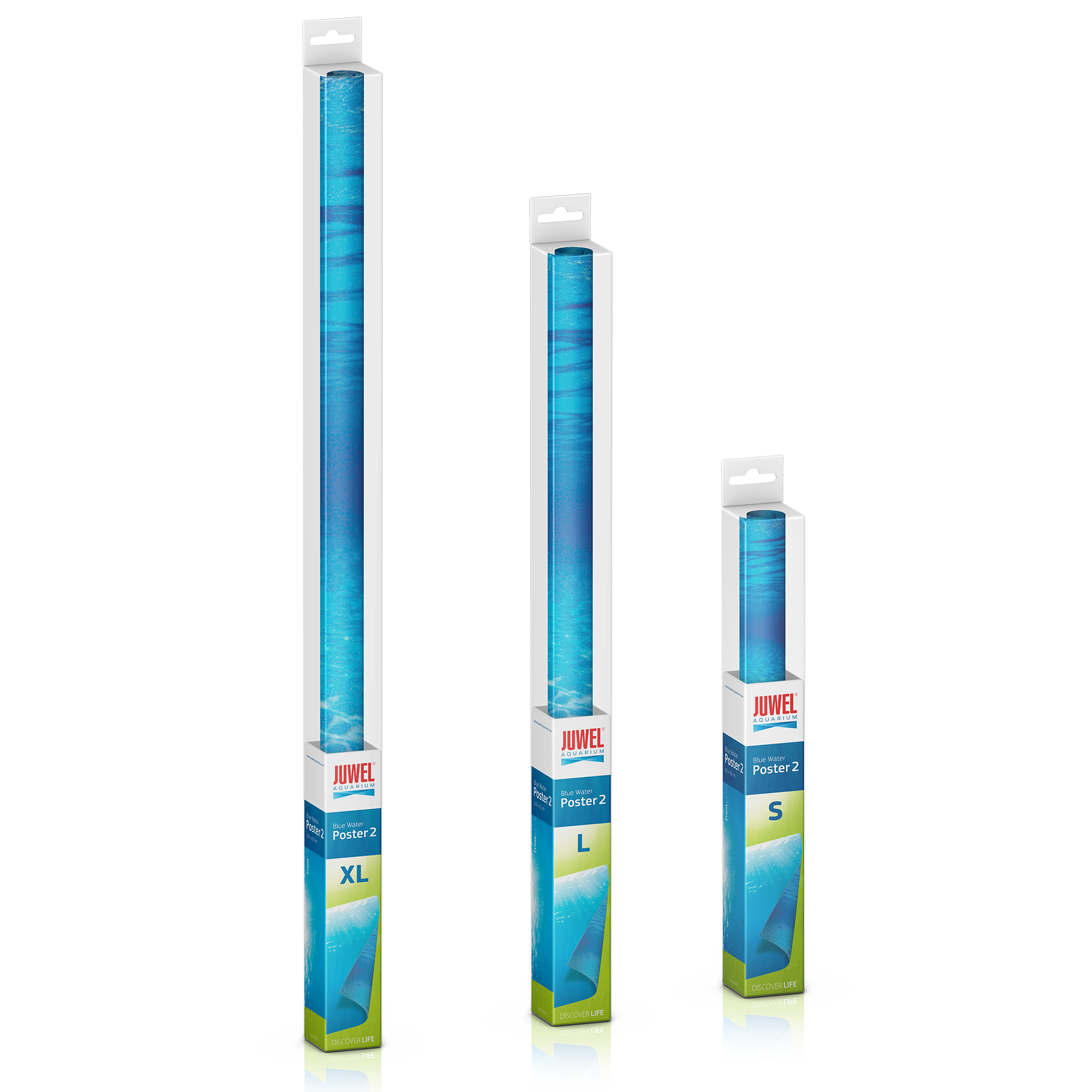 JUWEL 1 pezzo nuovo PVC Doppio di lato acquario sfondo manifesto decorazione della parete del serbatoio di pesce immagine di sfondo olio di silicone