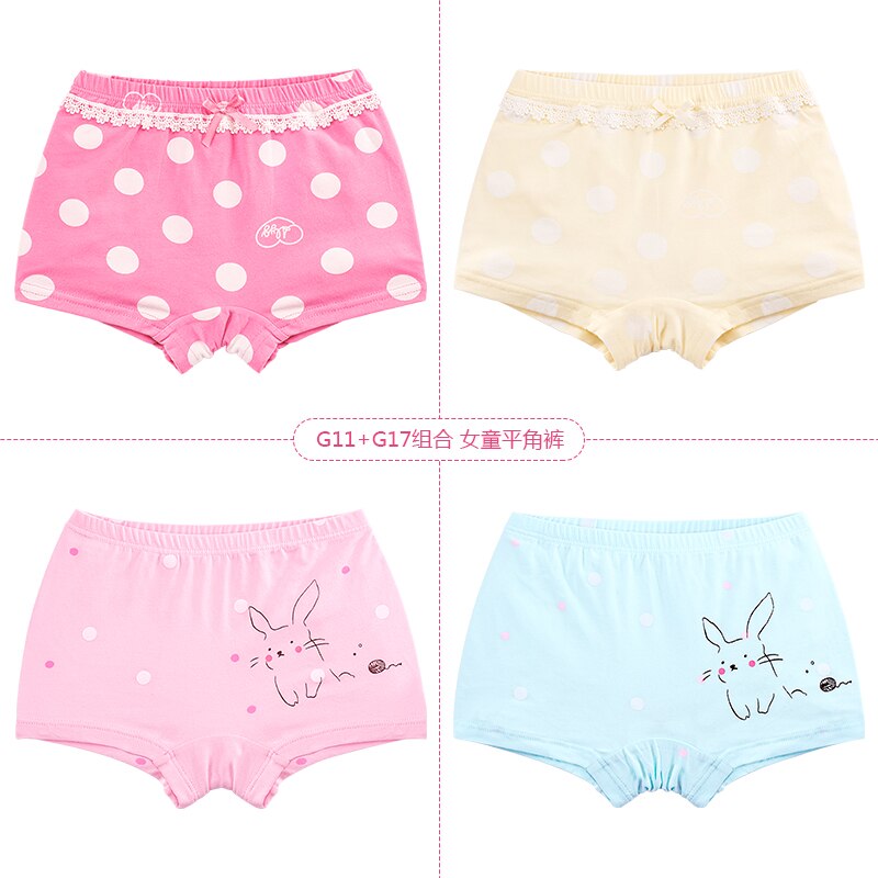 2 stuks/partij cartoon meisjes ondergoed ademend katoen materiaal kindermeisjes ondergoed voor baby's onderbroeken kinderkleding 2pc een set