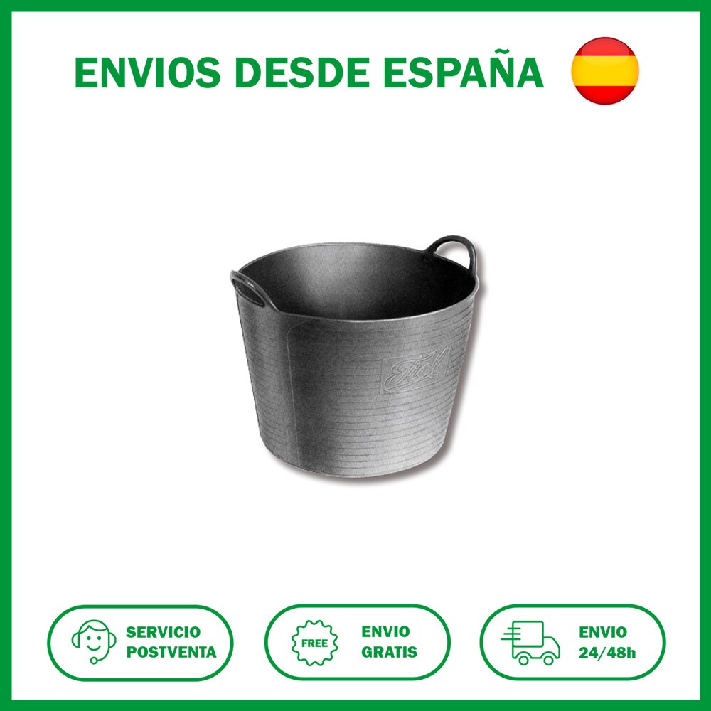 Capazo Flexible de Plástico Rubi-Kanguro Naranja nº3 40L. Recipientes de la Rubi-kanguro.