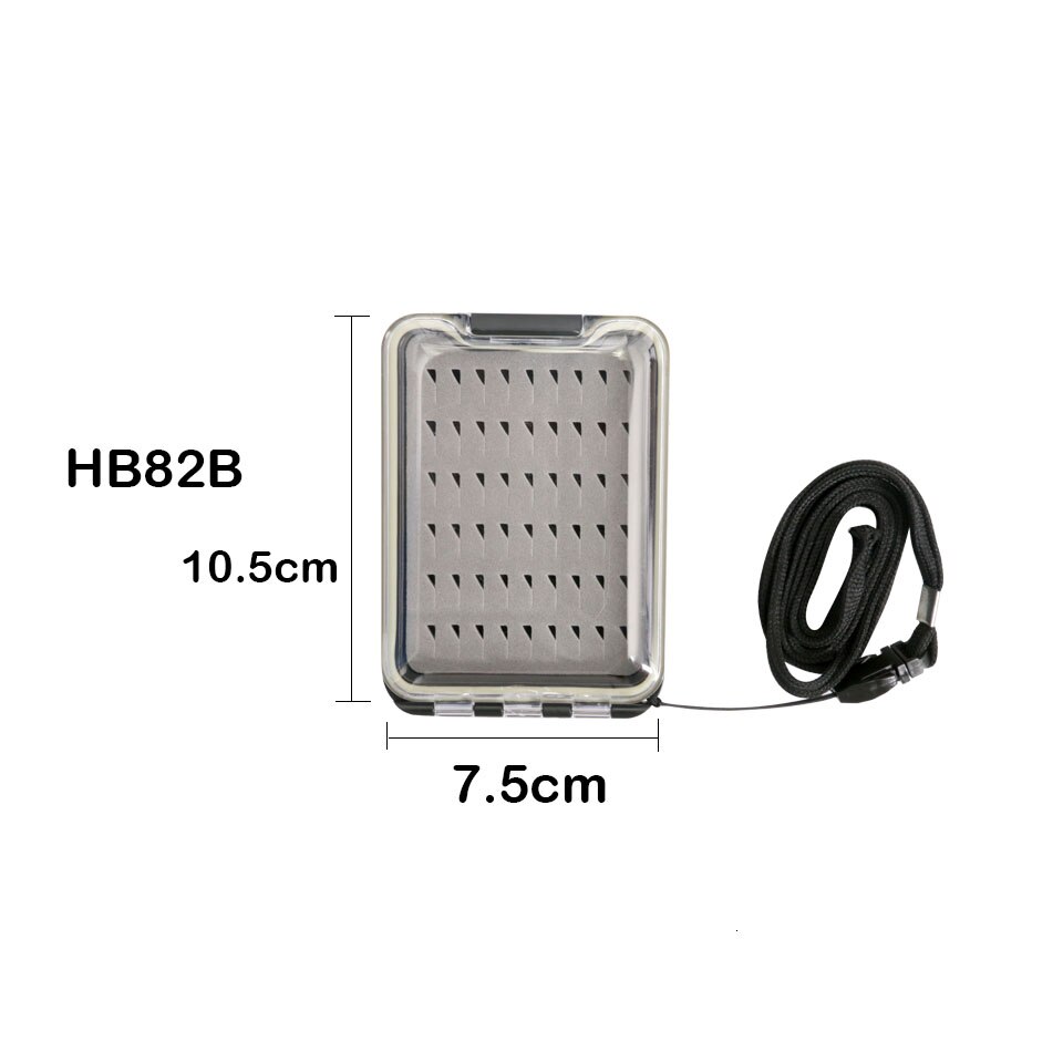 Maximumcatch Slim One-Side Waterproof Plastic Fly Fishing Box Keeping Flies and Hooks Fly Tackle Box: HB82B