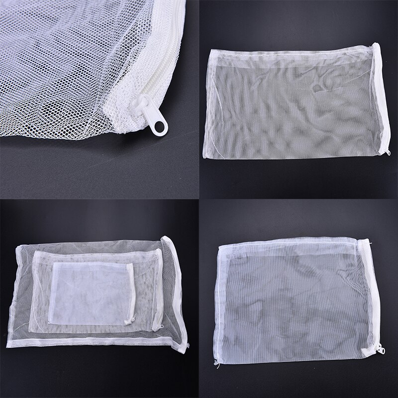 5 stücke Filter Filterung Socke Sumpf Mikron Aquarium Marine Riff Gittergewebe Tasche Tasche Fisch Panzer Postleitzahl Filter Reißverschluss Netz Gittergewebe