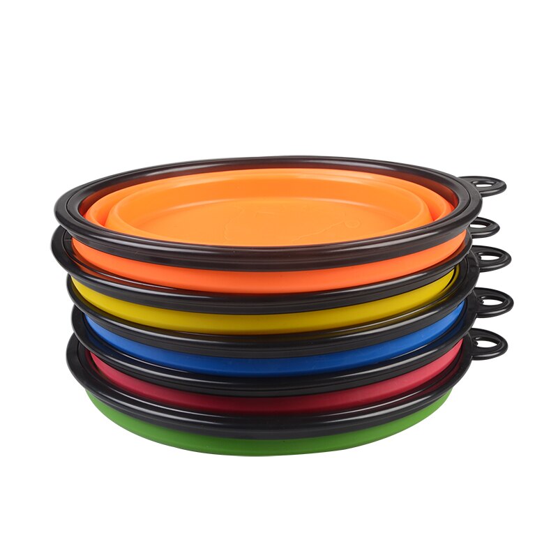 A43 2.5l siliconen voerbak voor huisdieren, opvouwbare voerbak, waterbak, draagbare supergrote voerbak, reiskommen voor grote honden