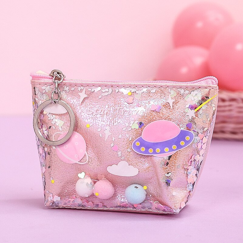 Miyahouse Quicksand maquillage sac Laser Sequin femmes fermeture éclair cosmétique organisateur stockage voyage Portable beauté lavage pochette étui sac: 5107-6