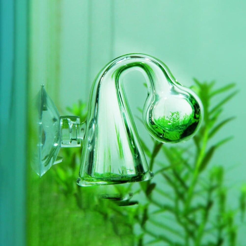 Fish Tank Water Live Moss Plant Aquarium Notes Glass CO2 Checker Carbon Dioxide PH Ball Long Term Indicator Monitor Tester