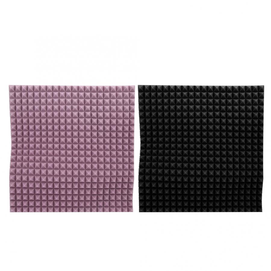 6pcs Sound-Absorbing Cotton Foam Acoustic Panels Studio Soundproofing Foam 50 x 50 x 2.5cm