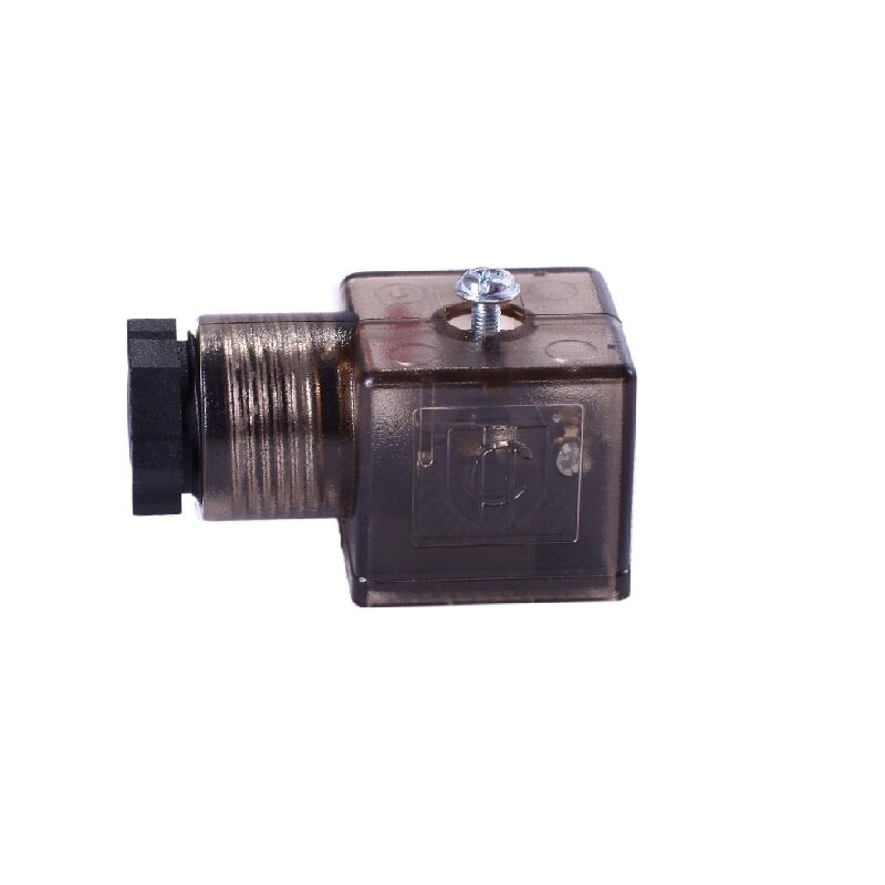 Norme femelle du connecteur DIN 43650 de cc à ca de prise électrique avec le lampe-témoin LED pour l'électrovanne hydraulique