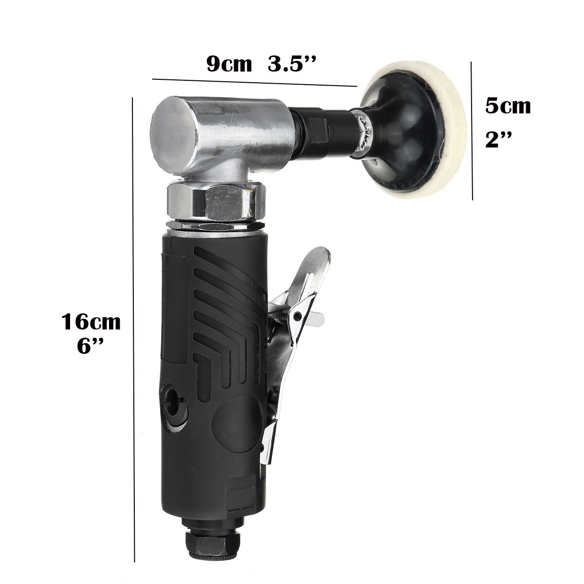 Air Sander Polisher 1/4 Air Angle Die Grinder 90 ° Pneumatic Grinding Machine Poratble Tool Cut Off Polisher Mill Engraving Tool