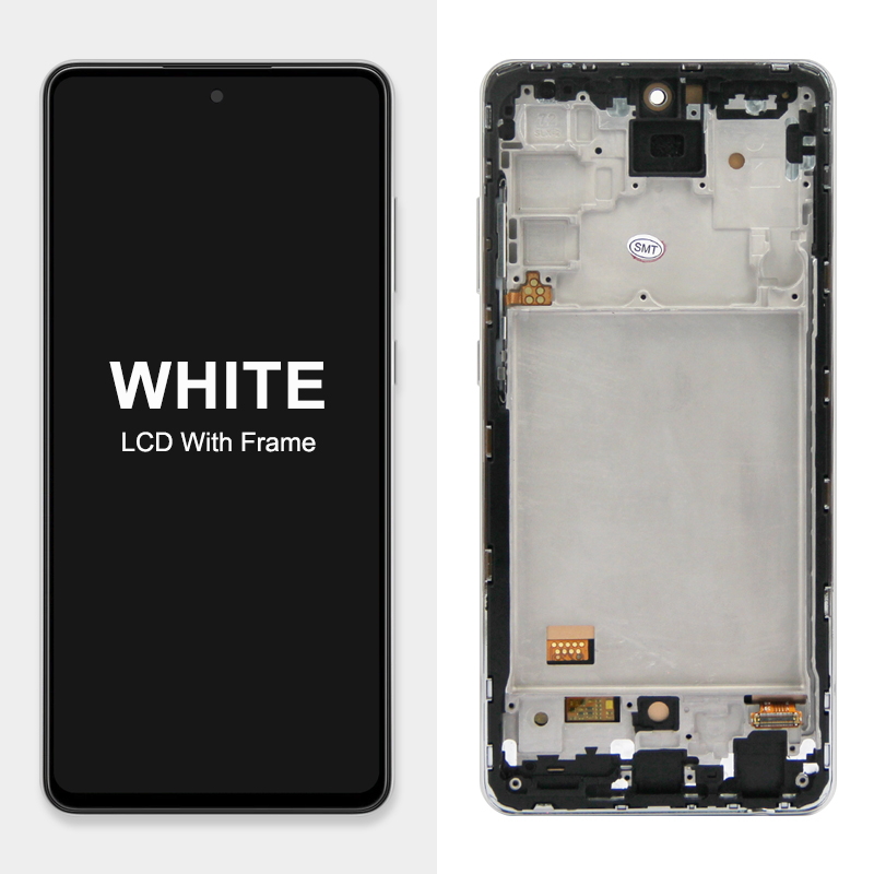 6.7 " aaa+ til samsung galaxy  a72 lcd-skærm med berøringsskærm, digitaliseringsenhed, udskiftning af sm -a725f,  , sm -a725f/ ds lcd: Rød