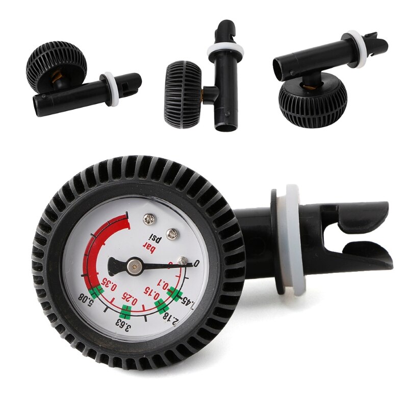 Air Pressure Gauge Thermometer Connector For Inflatable Boat Kayak Raft Surfing