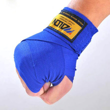 2 piezas Elastoplast puro algodón boxeo vendaje largo 2,5 m ancho 5 cm deportes elásticos seguridad deportiva correas envolturas Boxer guantes de mano