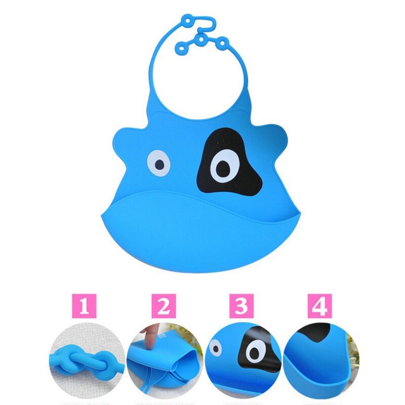 Baby Lätzchen Silikon Speichel Tropft Bandana Baberos Cartoon Druckt Wasserdicht Lätzchen Einstellbare Fütterung Werkzeuge Jungen Mädchen Lätzchen Schürze