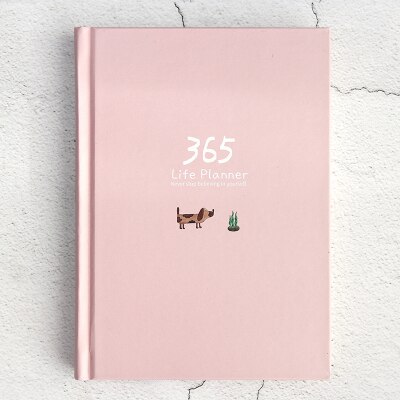 Cute Stationery Notebook 365 Planner Kawaii A5 Weekly Monthly Daily Diary Planner 2022 Notebooks or Journals School Supplies: A
