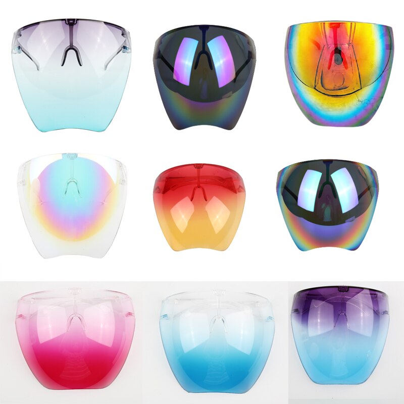Kitchen Transparent Face cover Anti-Oil Onion Goggles Dust-Proof Face Protective Mask Mascarilla Reutilizable Cooking Tools