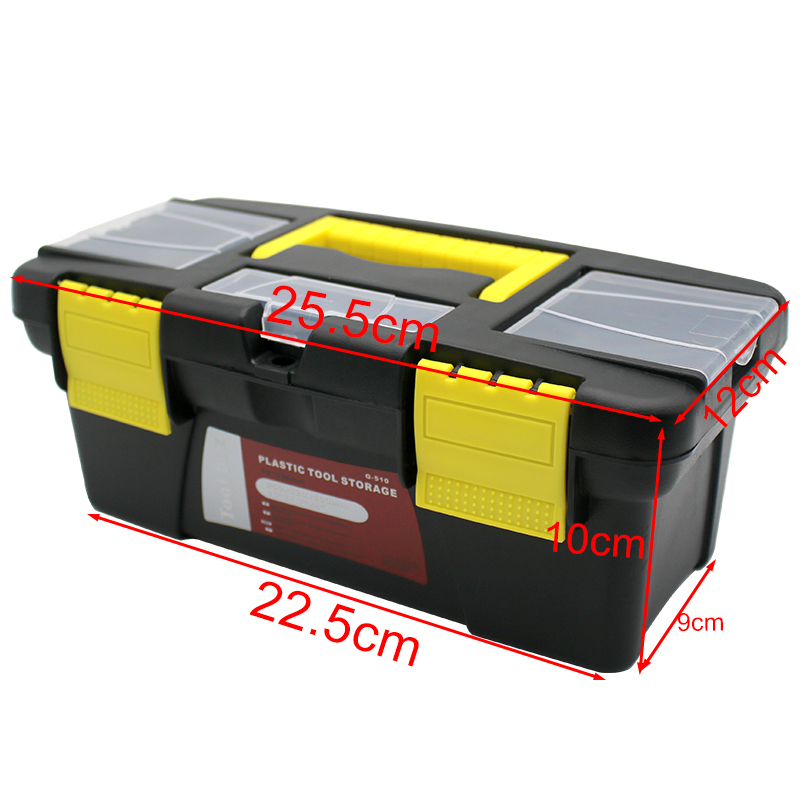 Tool Box Double Layer Compartment Storage Organizers Toolbox for Hardware Tool Soldering Iron Accessories Tool Case: Default Title