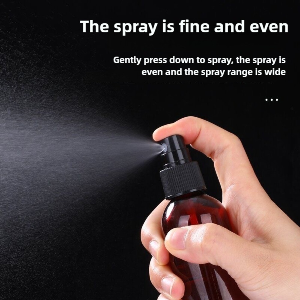 Plastic Spray Bottles 50Pcs 10ml 20ml 30ml 50ml Amber Refillable Leakproof Atomizer Perfume Sprayer Portable Travel Dispenser