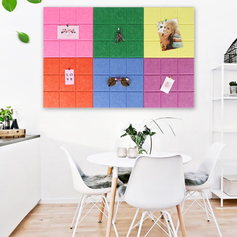 Nordic Stijl Vilt Achtergrond Brief Board Fotowand Huishoudelijke Bericht Display Decoratie Craft