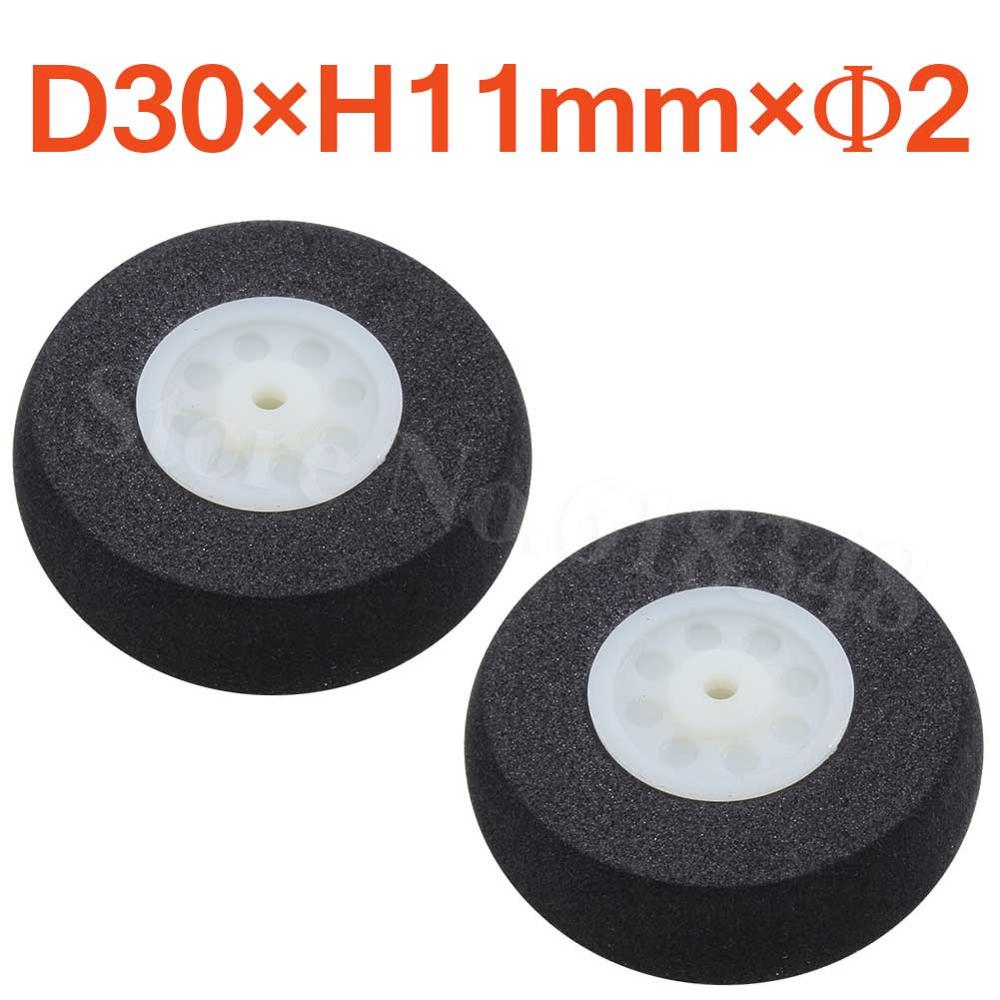 Lichte schuimstaartwielen spons 25mm 30mm 35mm 40mm 45mm 50mm 55mm 60mm voor rc afstandsbediening vliegtuig vervangende onderdelen
