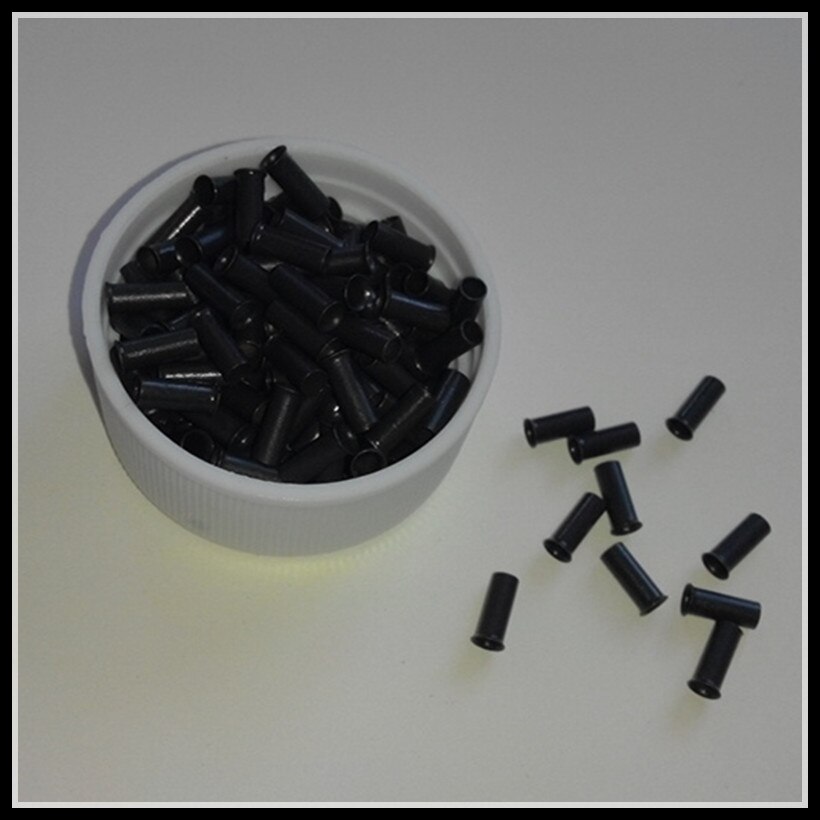 1000 stks Koperen Buis Kralen Micro Link Rings Gevoerd voor Hair Extensions 3.0x2.6x6.0mm Flared micro link