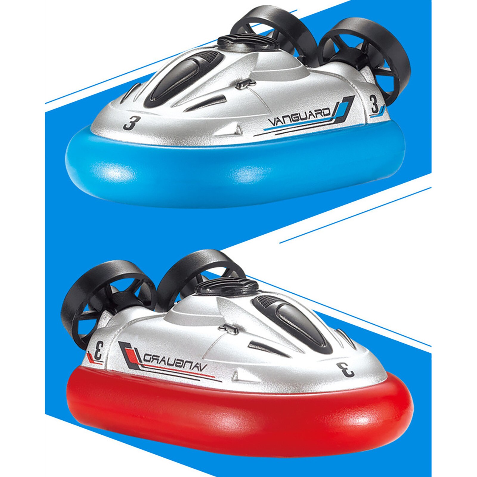 Kinderen Elektrische Opblaasbare Boot Speelgoed Mini 2.4G Draadloze Hovercraft Elektrische Afstandsbediening Speedboot Elektrische Water Speelgoed