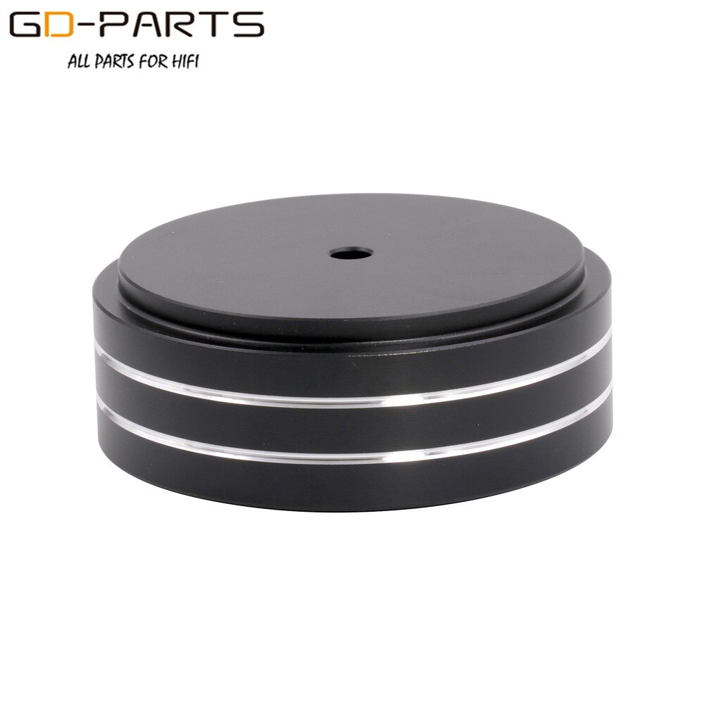 58x22mm Solid Full Aluminum Speaker AMP Turntable Recorder Isolation Foot Spike Floor Base Pad Chassis Feet Stand Cone Hifi DIY: Black