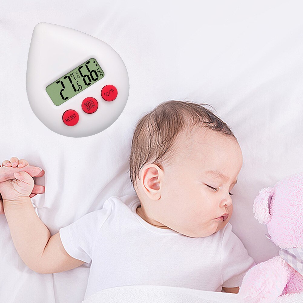 Digital Temperature Humidity Meter Water Thermometer Hygrometer LCD Digital Indoor Room Temperature Humidity Meter for Home